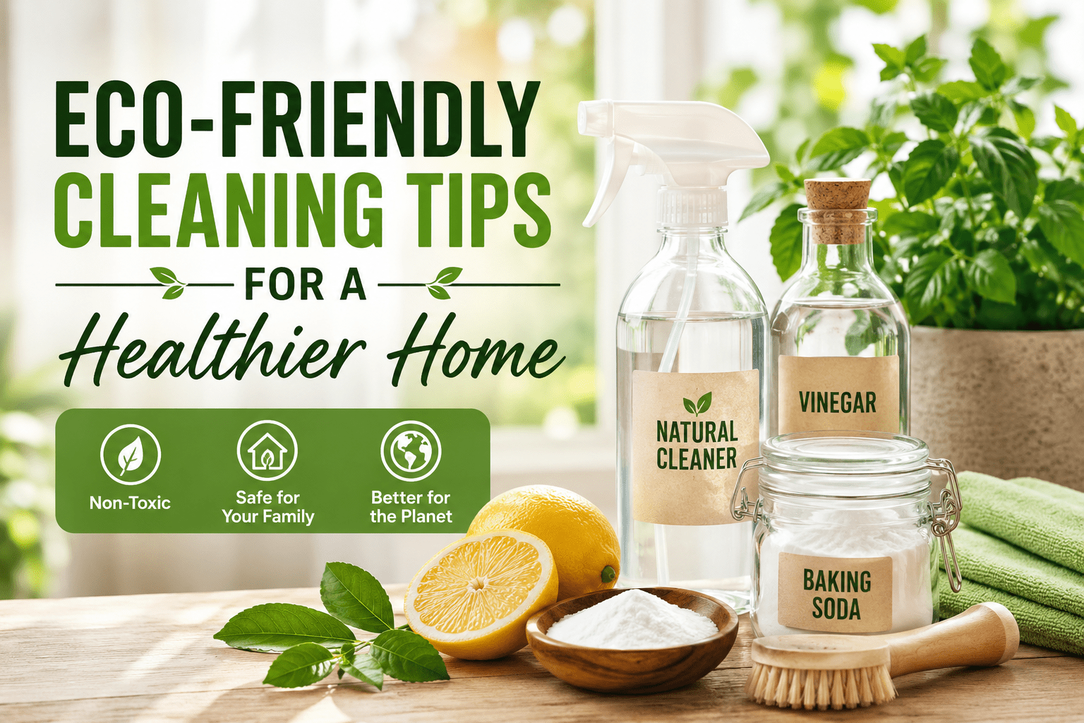 Read more about the article Eco-Friendly Cleaning Tips for a Healthier Home.